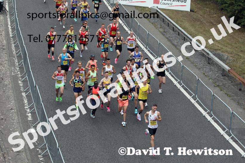 Mens Great North Run. Photo: David T. Hewitson/Sports for All Pics